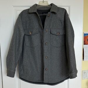 Charcoal Shirt Jacket